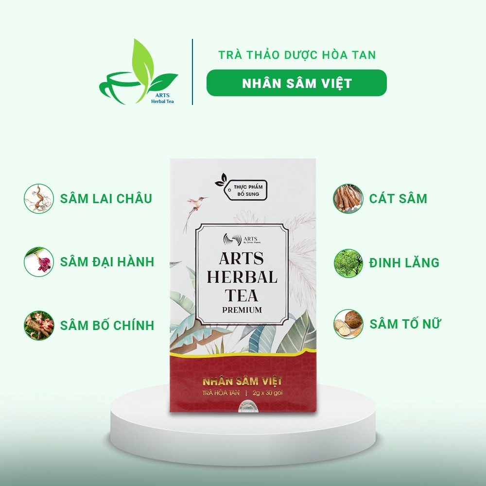 Bộ 3 Trà thảo dược hòa tan ARTS HERBAL TEA Premium